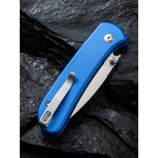 Ніж складаний Civivi Qubit Bright Blue Aluminum C22030E-3 - фото №14