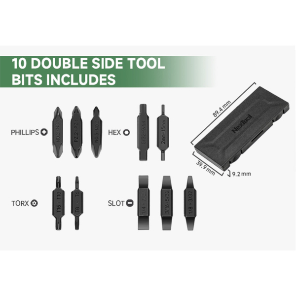 Набір біт для NexTool Flagship Captain та Pocket tool - фото №2
