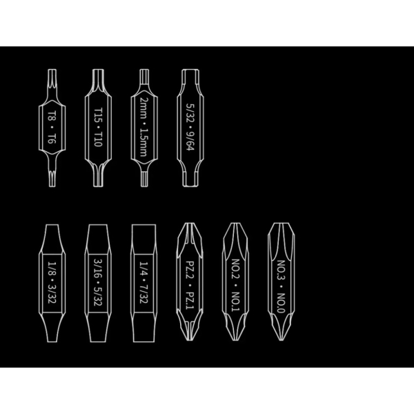 Набір біт для NexTool Flagship Captain та Pocket tool - фото №11