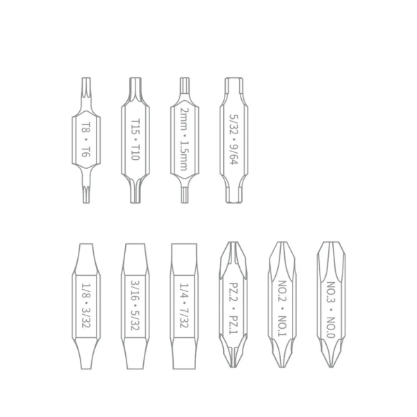 Набір біт для NexTool Flagship Captain та Pocket tool - фото №5