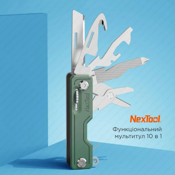 Мультитул NexTool Multi Functional Knife, зелений - фото №8