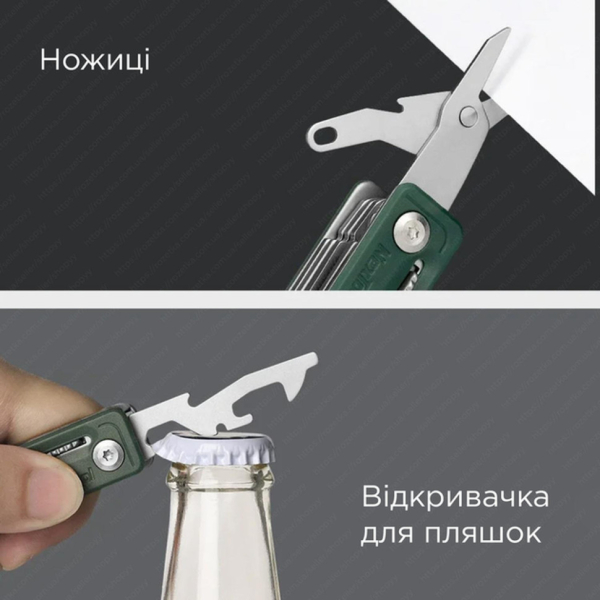 Мультитул NexTool Multi Functional Knife, зелений - фото №4