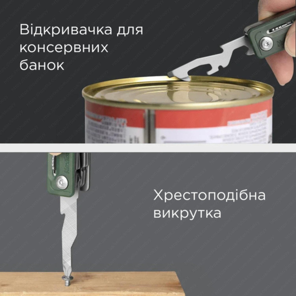 Мультитул NexTool Multi Functional Knife, зелений - фото №5