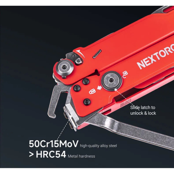 Мультитул Nextorch Pioneer MT20, червоний - фото №10