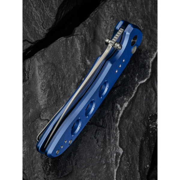 Ніж складаний туристичний Civivi Hyperpulse, (8.9 см) 14C28N / Aluminum синій - фото №15