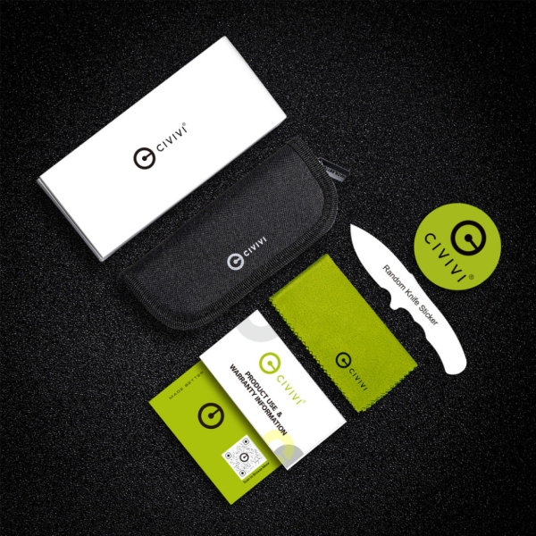 Ніж складаний туристичний Civivi Hyperpulse, (8.9 см) 14C28N / Aluminum синій - фото №18