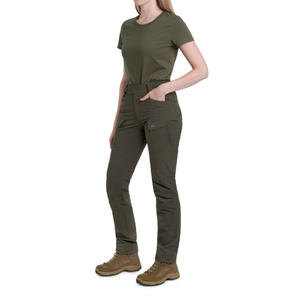 Жіночі штани Helikon OTP VersaStretch Taiga Green, Taiga Green - фото №2