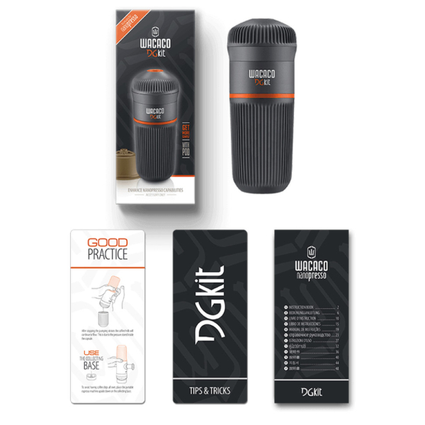 Аксесуари до Wacaco Nanopresso DG Kit (резервуар 140 мл, чашка, адаптер для капсул) - фото №2
