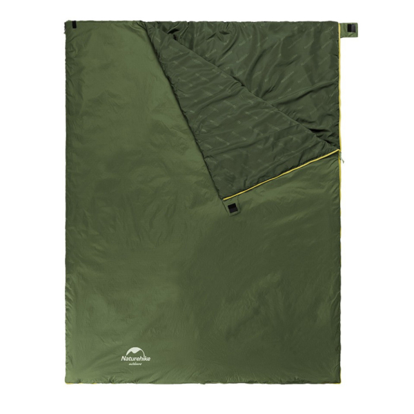 Спальний мішок Naturehike LW180 Mini NH21MSD04, правий, темно-зелений - фото №2