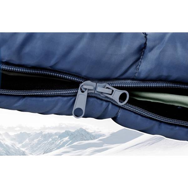 Спальник з капюшоном Naturehike MJ600 CNK2300SD014, темно-блакитний - фото №5