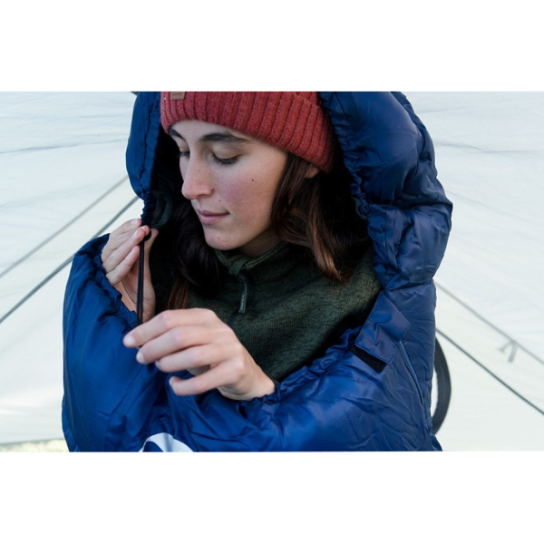 Спальник з капюшоном Naturehike MJ600 CNK2300SD014, темно-блакитний - фото №7