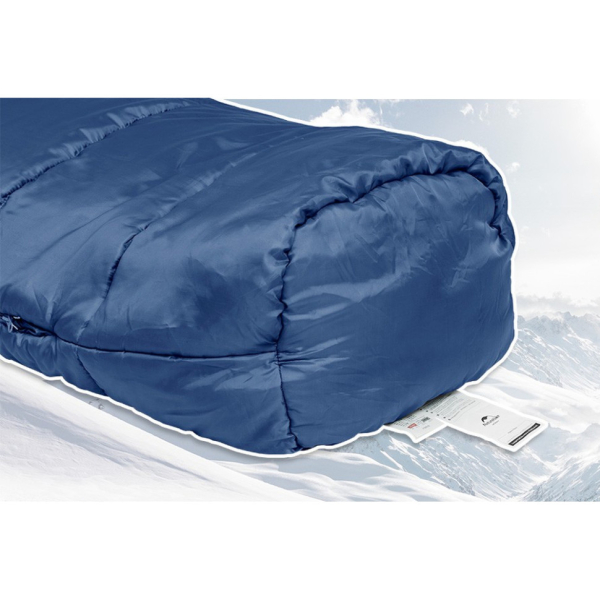 Спальник з капюшоном Naturehike MJ600 CNK2300SD014, темно-блакитний - фото №3