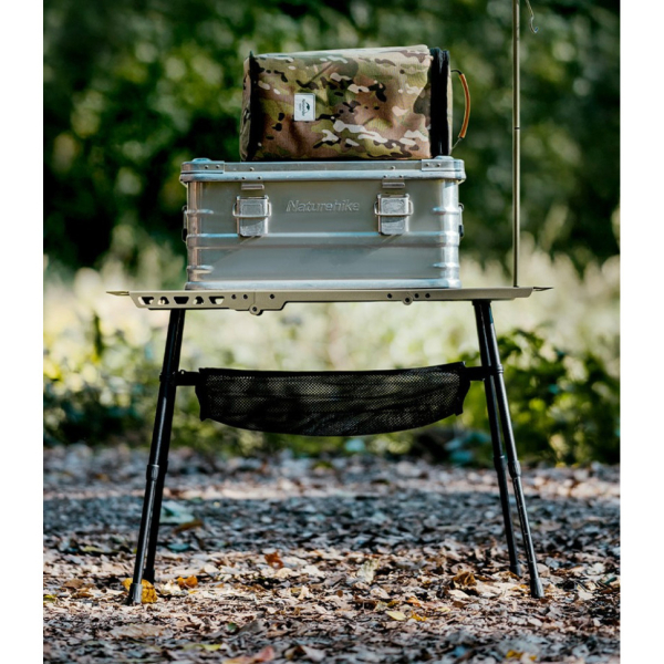 Складаний стіл Naturehike CNK2450JJ025, 60х40 см, алюміній, оливковий - фото №6