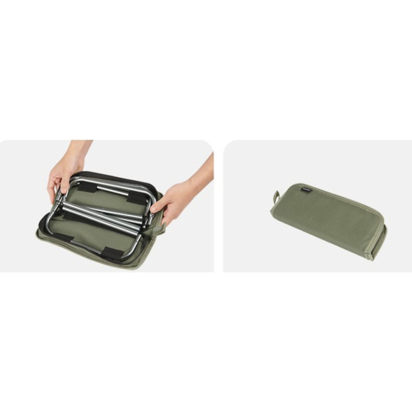 Стілець складаний Naturehike CNK2550JJ011, алюміній, оливковий - фото №12