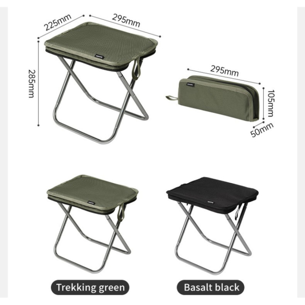 Стілець складаний Naturehike CNK2550JJ011, алюміній, оливковий - фото №11