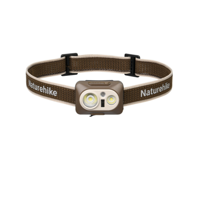 Ліхтар налобний Naturehike CNK2450ZM010, коричневий - фото