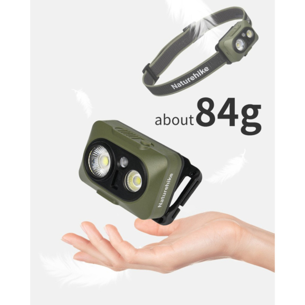 Ліхтар налобний Naturehike CNK2450ZM010, коричневий - фото №2