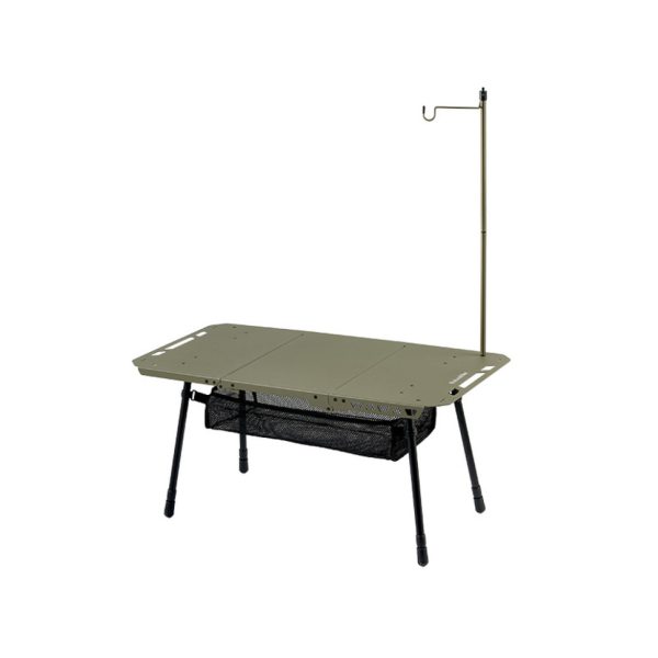 Складаний стіл Naturehike CNK2450JJ025, 80х40 см, алюміній, оливковий - фото