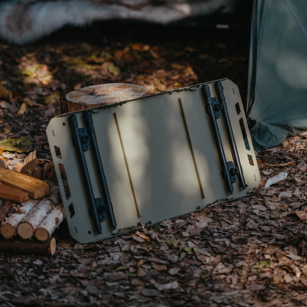 Складаний стіл Naturehike CNK2450JJ025, 80х40 см, алюміній, оливковий - фото №3