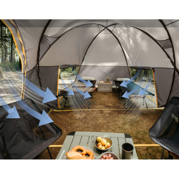 Намет шестимісний Naturehike, KOTA 6, CNK2450WS031, 75D, світло-коричневий - фото №7