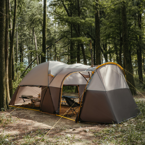 Намет шестимісний Naturehike, KOTA 6, CNK2450WS031, 75D, світло-коричневий - фото №10