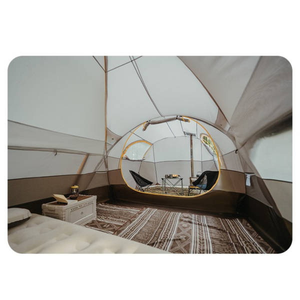 Намет шестимісний Naturehike, KOTA 6, CNK2450WS031, 75D, світло-коричневий - фото №3