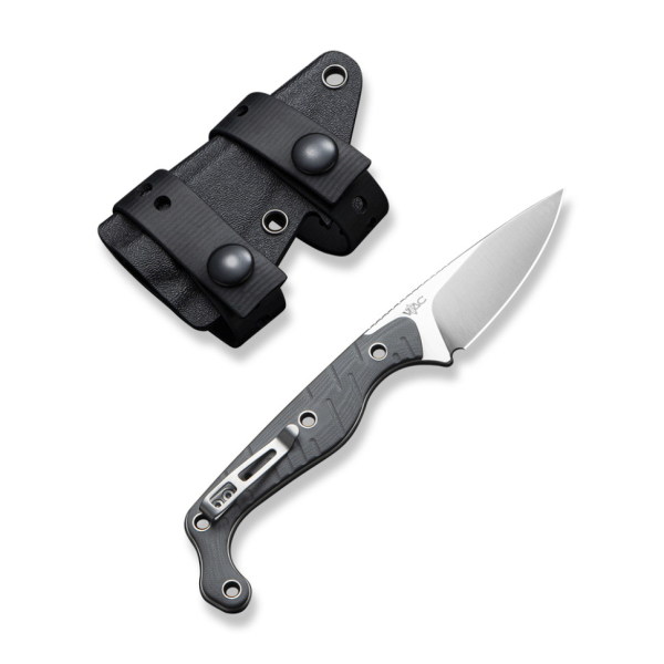 Ніж фіксований тактичний Civivi SOKN, (7.2 см) Nitro-V / G10 сірий - фото №2