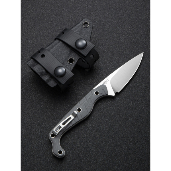 Ніж фіксований тактичний Civivi SOKN, (7.2 см) Nitro-V / G10 сірий - фото №11