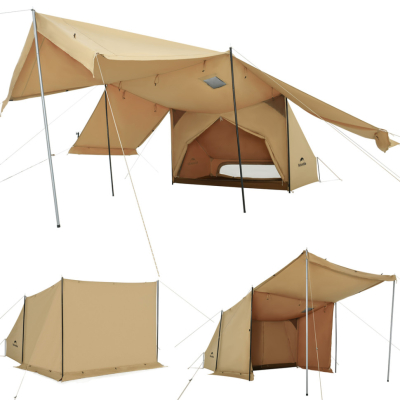 Намет одномісний із тентом Naturehike CNK2450WS026, коричневий - фото