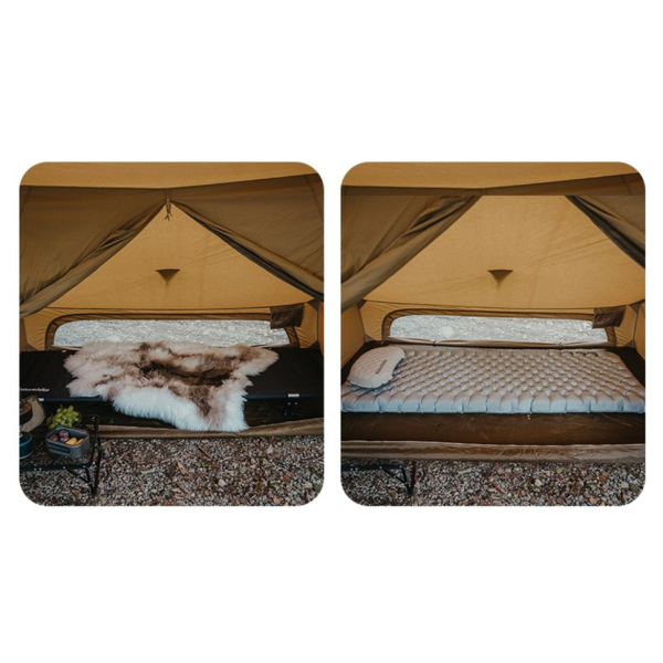 Намет одномісний із тентом Naturehike CNK2450WS026, коричневий - фото №2