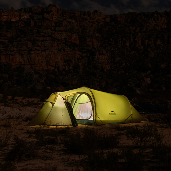 Намет тримісний Naturehike Opalus, UL, CNK2450WS036, темно-зелений - фото №5