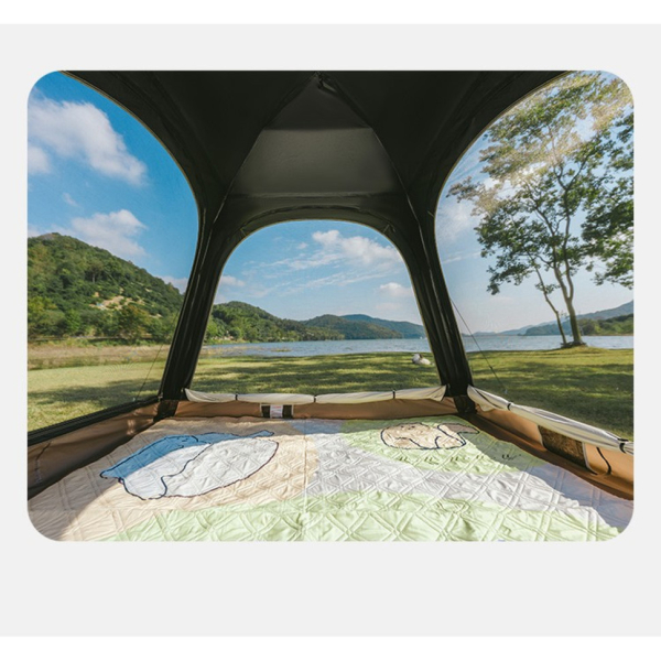 Намет тримісний автоматичний Naturehike Ango CNK2550WS010, S, коричневий - фото №2