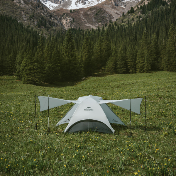Намет двомісний ультралегкий Naturehike Star River UL CNK2450WS022, сірий - фото №5