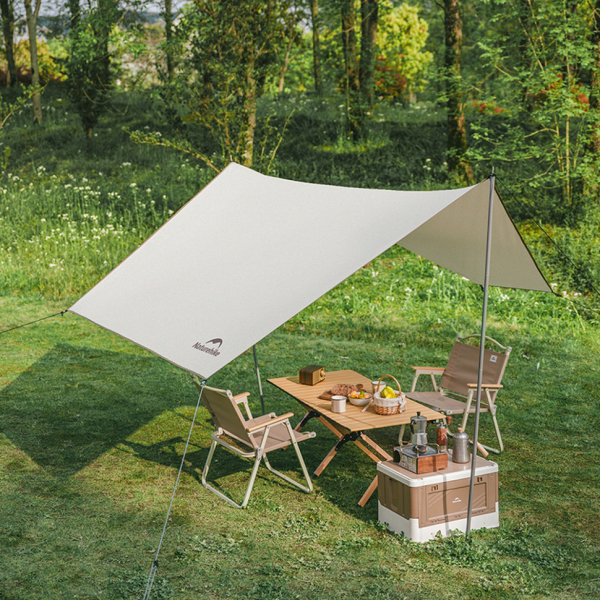 Намет тримісний автоматичний із тентом Naturehike Ango Picnic CNK2450WS021, коричневий - фото №6