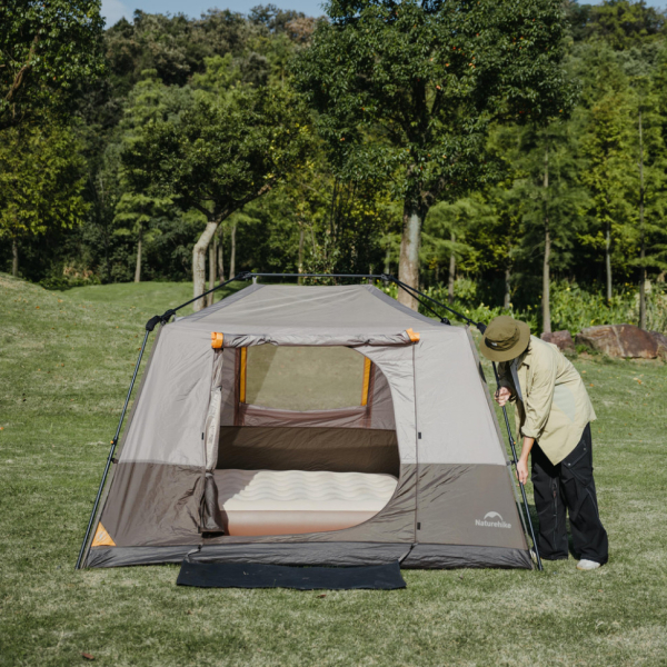 Намет чотиримісний Naturehike Cape Series 5.2 CNK2450WS037, сіро-коричневий - фото №3