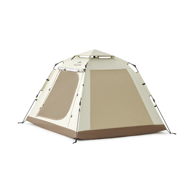 Намет тримісний автоматичний із тентом Naturehike Ango Picnic CNK2450WS021, коричневий - фото №2