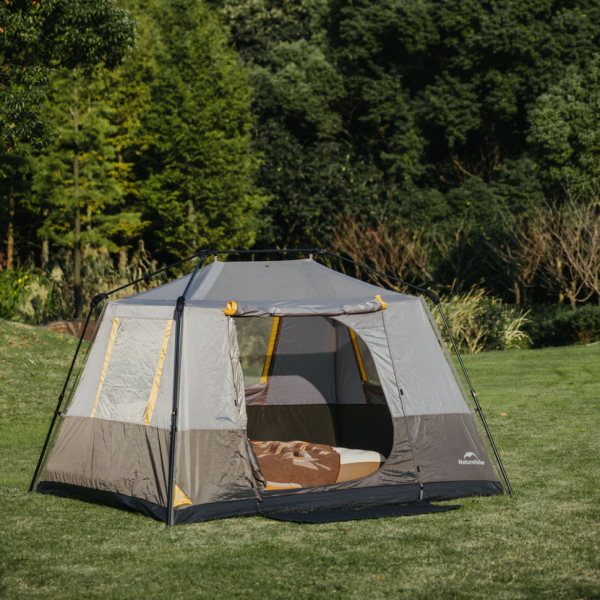 Намет чотиримісний Naturehike Cape Series 5.2 CNK2450WS037, сіро-коричневий - фото №4