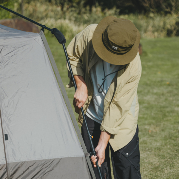 Намет чотиримісний Naturehike Cape Series 5.2 CNK2450WS037, сіро-коричневий - фото №8