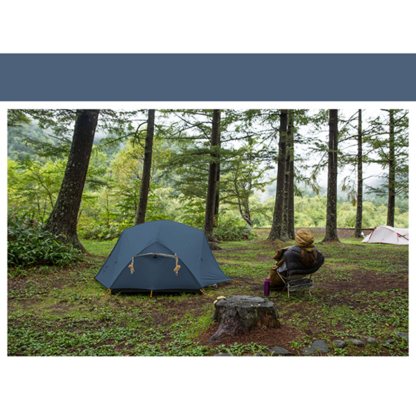 Намет двомісний ультралегкий Naturehike Mongar UL NH19M002-J, синій - фото №31