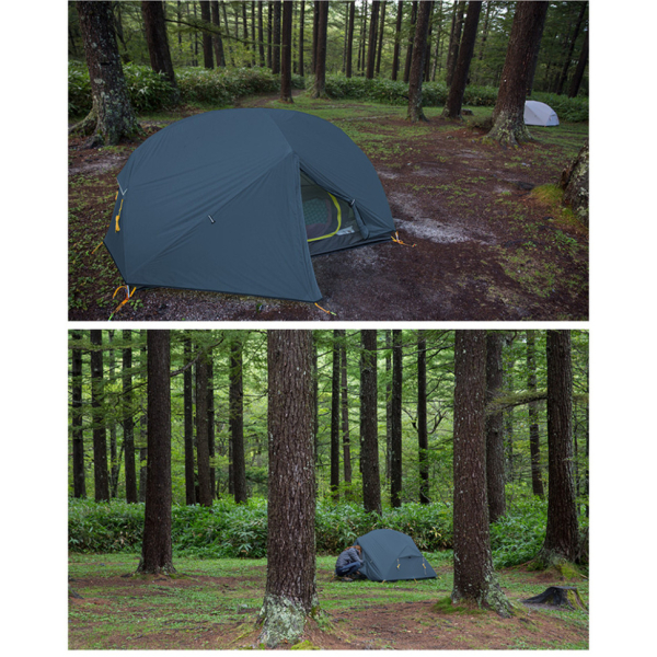 Намет двомісний ультралегкий Naturehike Mongar UL NH19M002-J, синій - фото №15