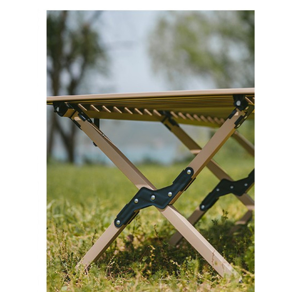 Складаний стіл Naturehike Simple Star T01 CNK2550JJ018, 89х60 см, вуглецева сталь, бежевий - фото №2