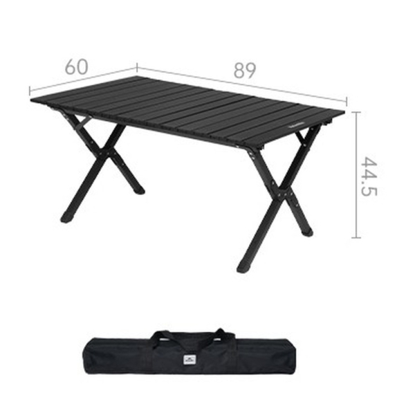 Складаний стіл Naturehike Simple Star T01 CNK2550JJ018, 89х60 см, вуглецева сталь, бежевий - фото №8