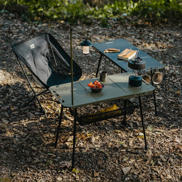 Складаний стіл Naturehike CNK2450JJ025, 60х40 см, алюміній, чорний - фото №4
