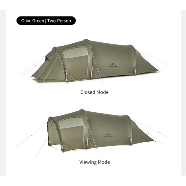 Намет двомісний Naturehike Opalus, UL, CNK2450WS036, темно-зелений - фото №13