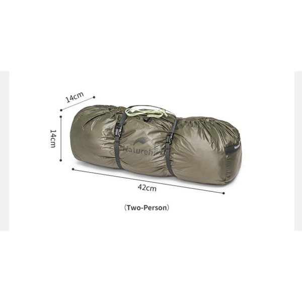 Намет двомісний Naturehike Opalus, UL, CNK2450WS036, темно-зелений - фото №15