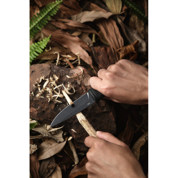 Ніж Ganzo G806BW-BK чорний з чохлом - фото №8