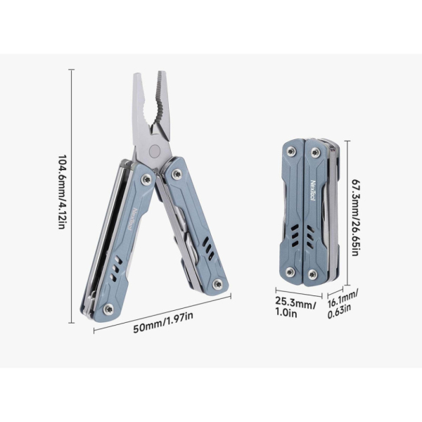 Мультитул NexTool Mini Sailor Pliers S11 чорний - фото №3