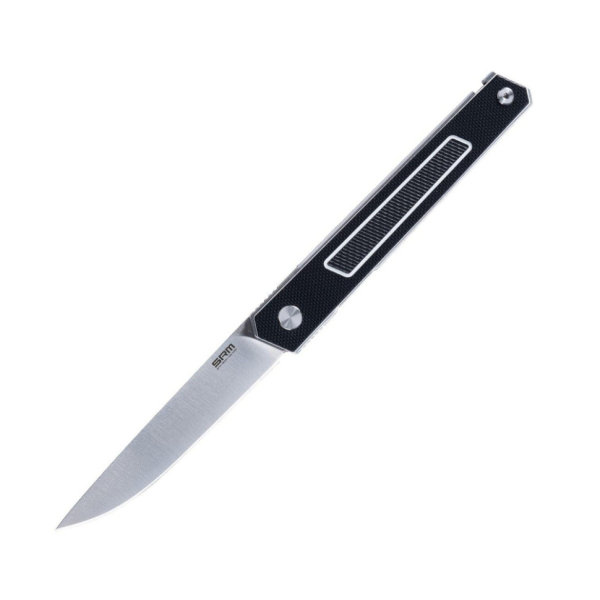 Ніж складаний туристичний SRM Swift 125L-GB (8 см) 12C27 / G10 чорний - фото
