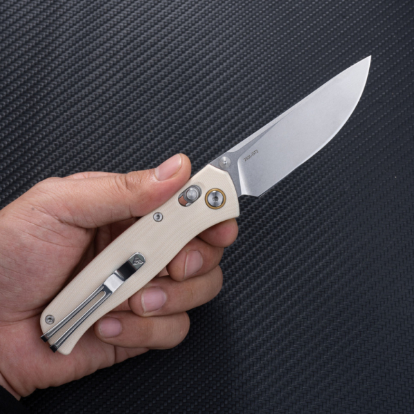 Ніж складаний SRM Medal 255L-GT2, білий - фото №8