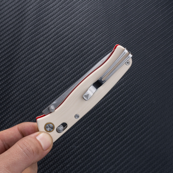 Ніж складаний SRM Medal 255L-GT2, білий - фото №9